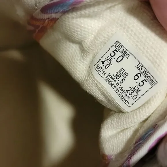 Vans Old Skool Stacked UV Ink Peace Platform Retro Sneakers 6.5 - Picture 8 of 10